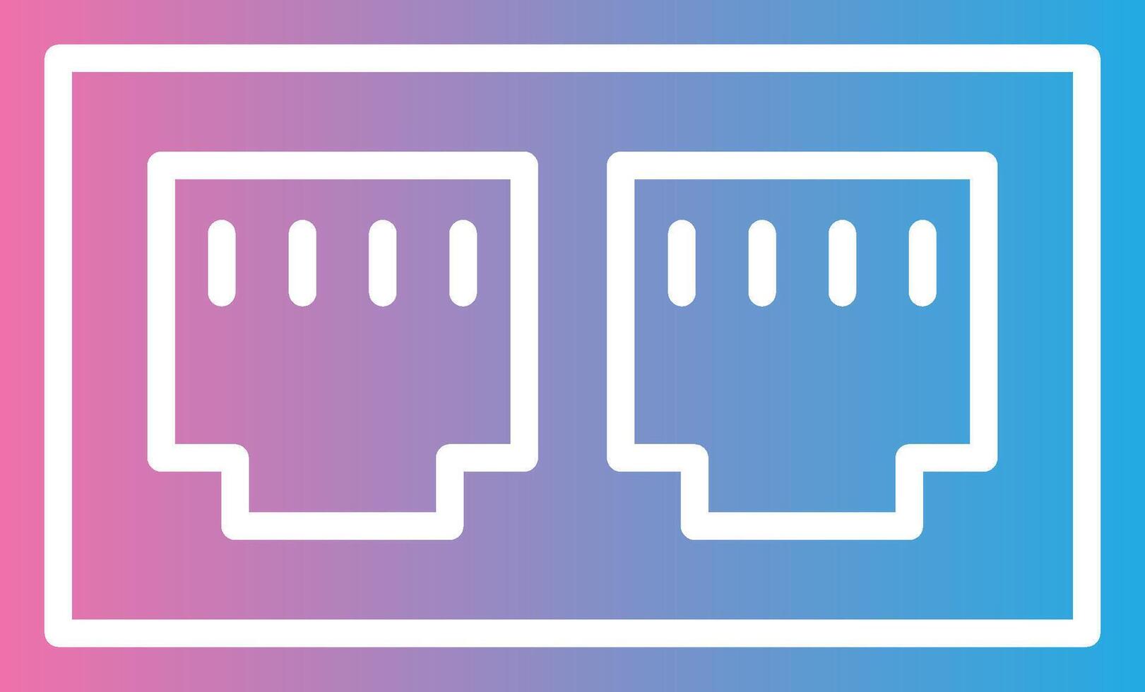 Ethernet Clean UI Concept vector