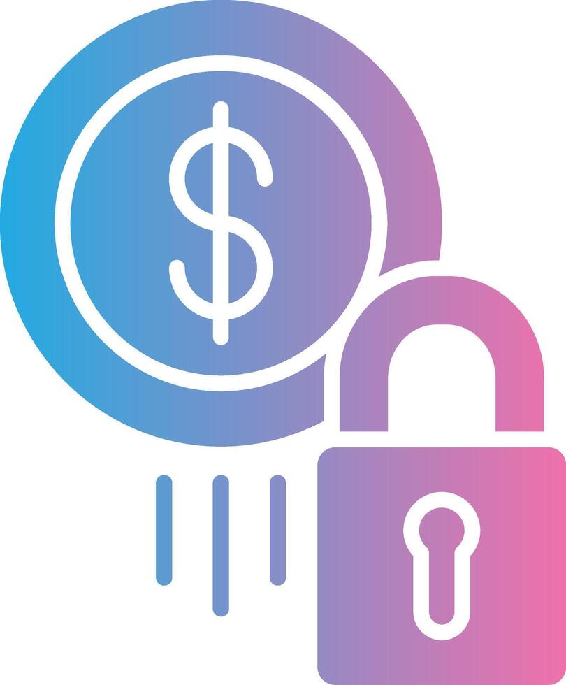Locked Business App Graphic vector