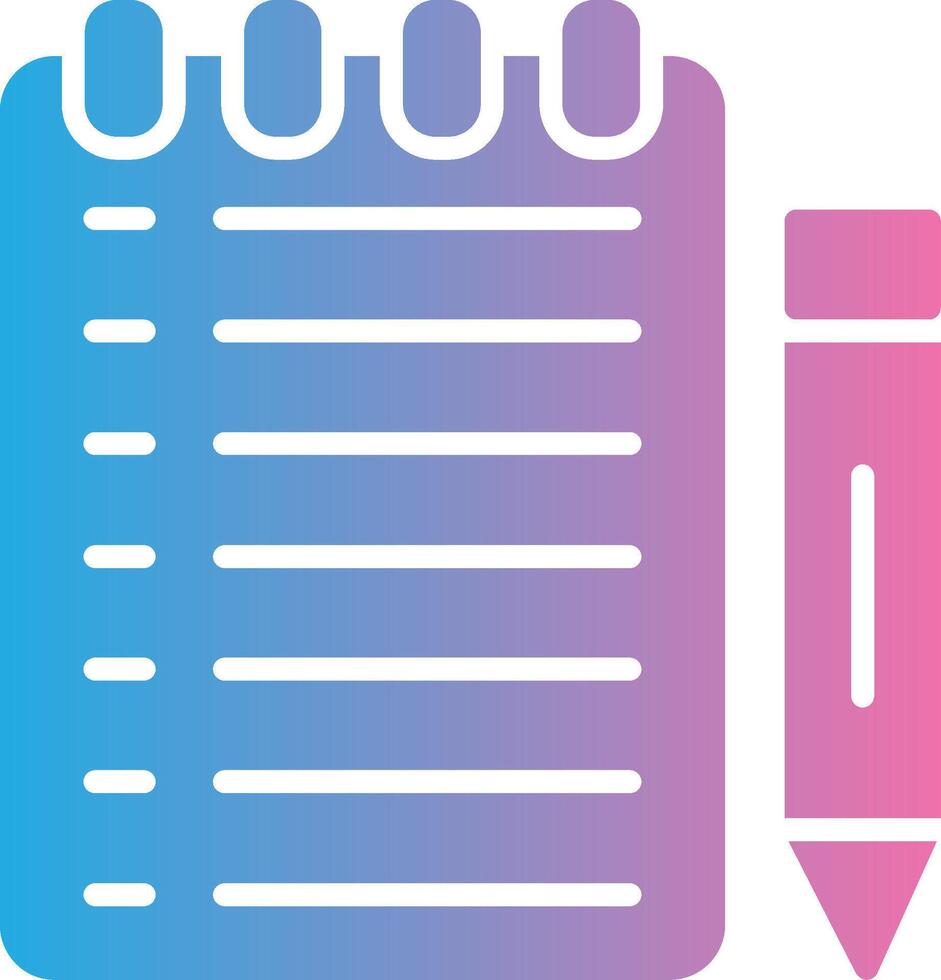 Notes Elegant Shape Symbol vector