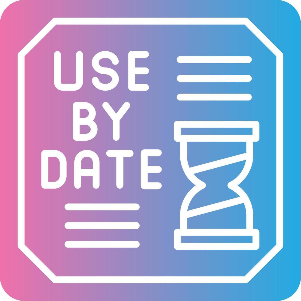 Use By Date Wireframe App Design vector