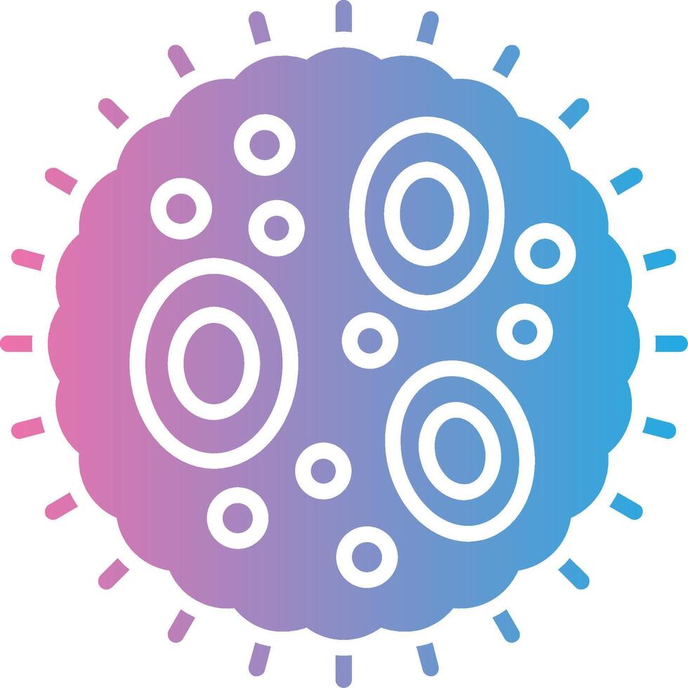 Bacteria Wireframe App Design vector