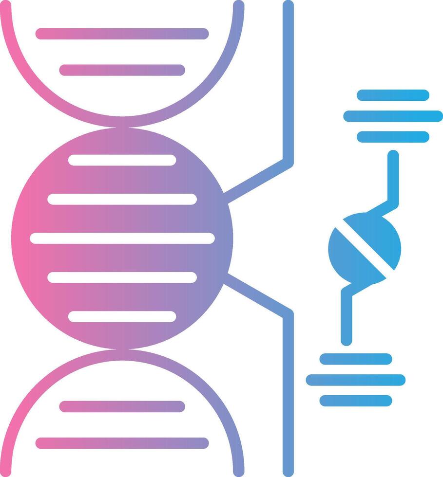 Dna App-Based UI Graphic vector