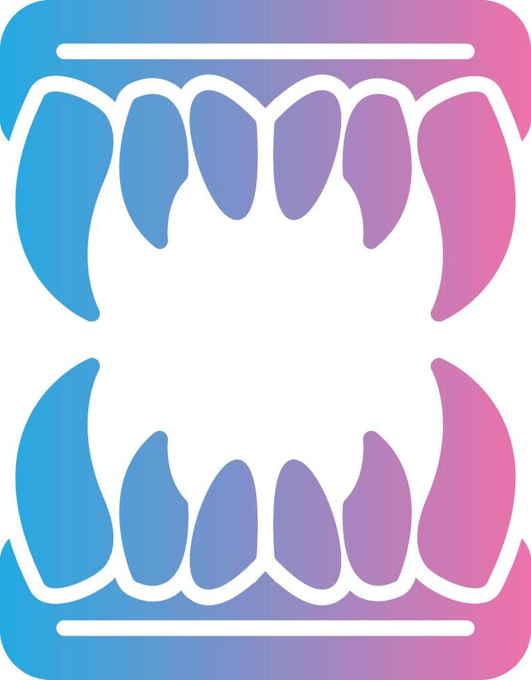 Fangs Wireframe App Design vector