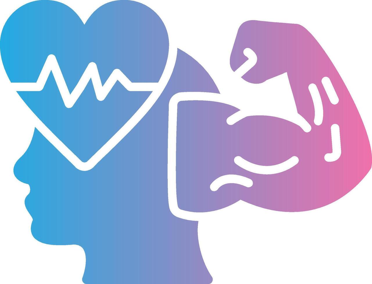 Mind Color Block Badge vector