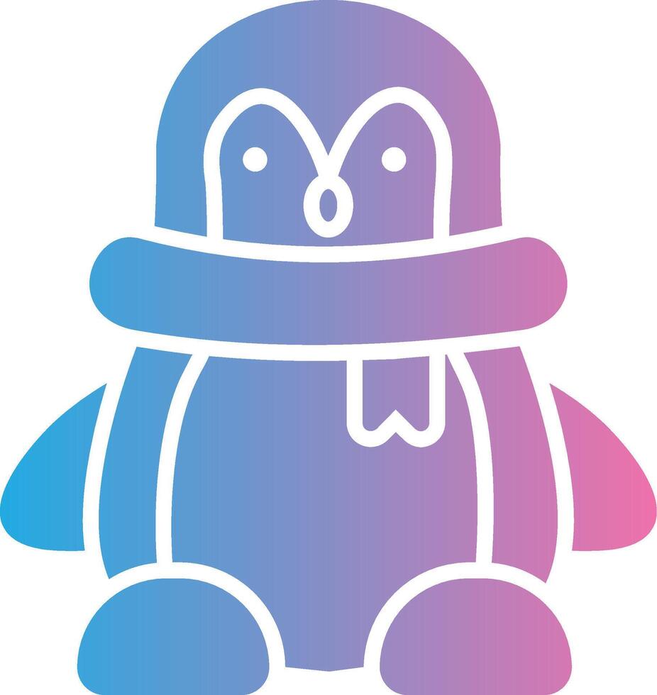 Penguin Vibrant Visual Object vector