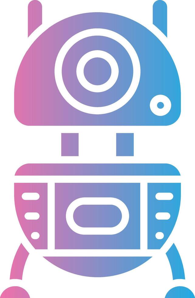 Robot Pastel Sketch Mark vector