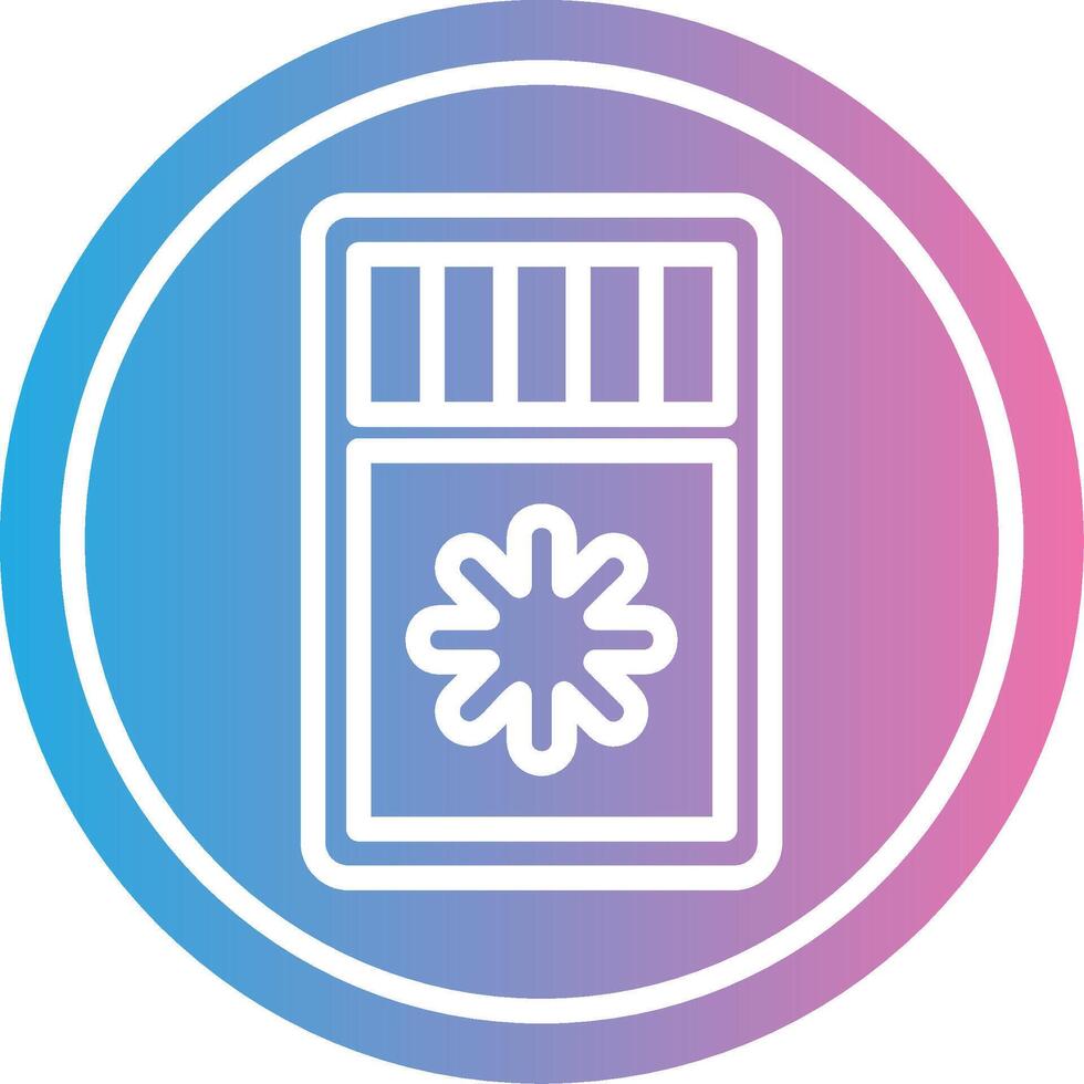 Electrical Counter Cool Tone Form vector