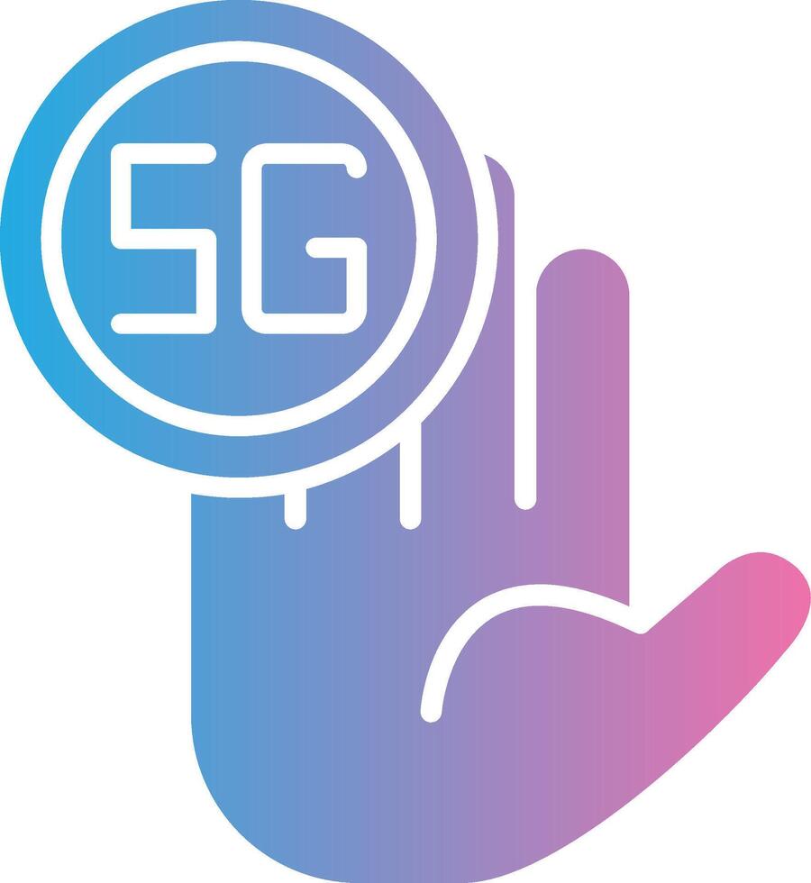 Hand Abstract UI Visual vector