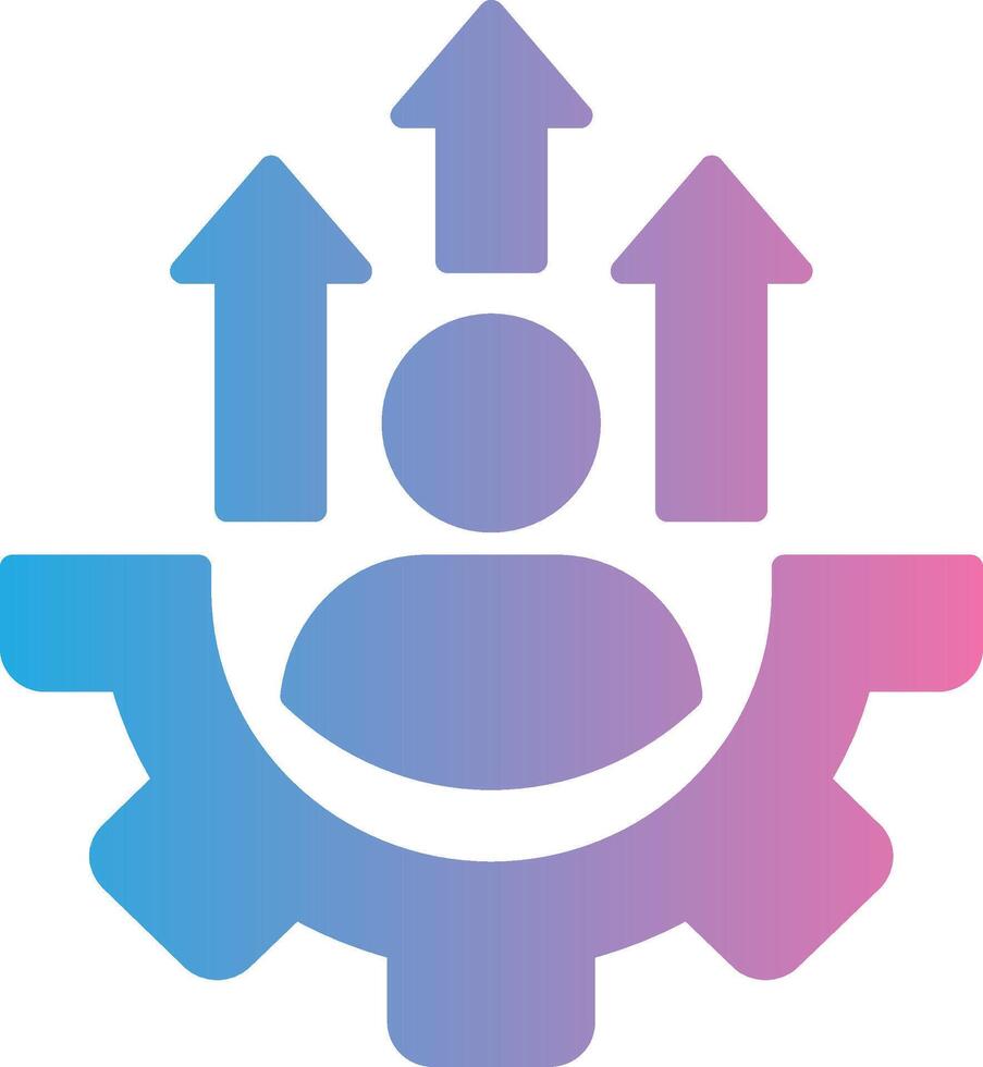 Personal Growth Smooth UI Symbol vector