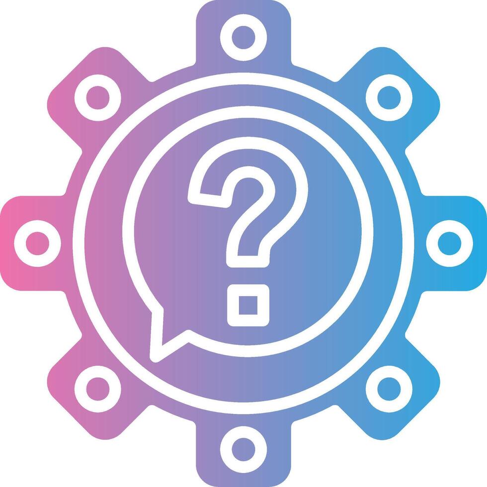 Question Hand-Drawn Sketch Symbol vector