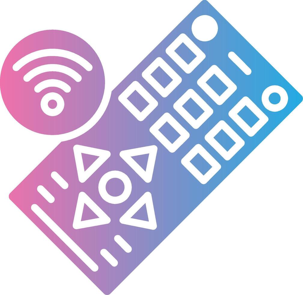 Remote Control Digital Outline Piece vector