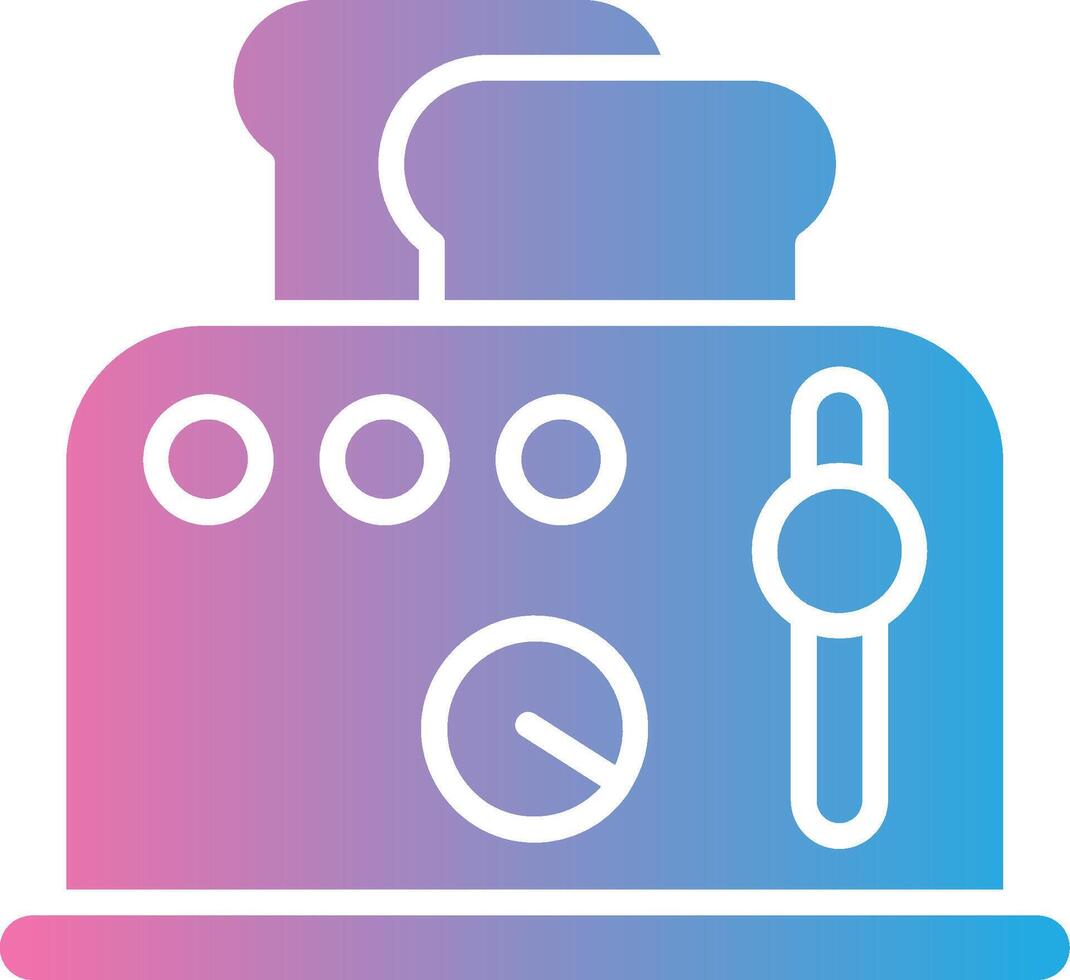 Toaster Modern Shape Graphic vector