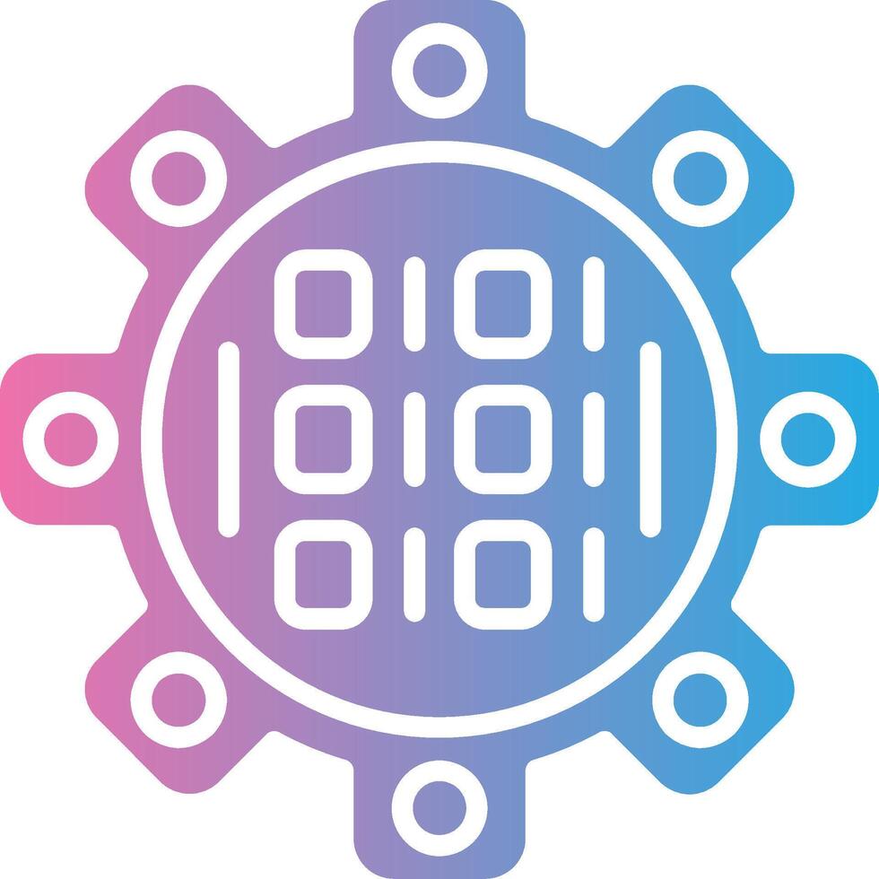 binario código píxel cuadrícula obra de arte 66044772 Vector en Vecteezy