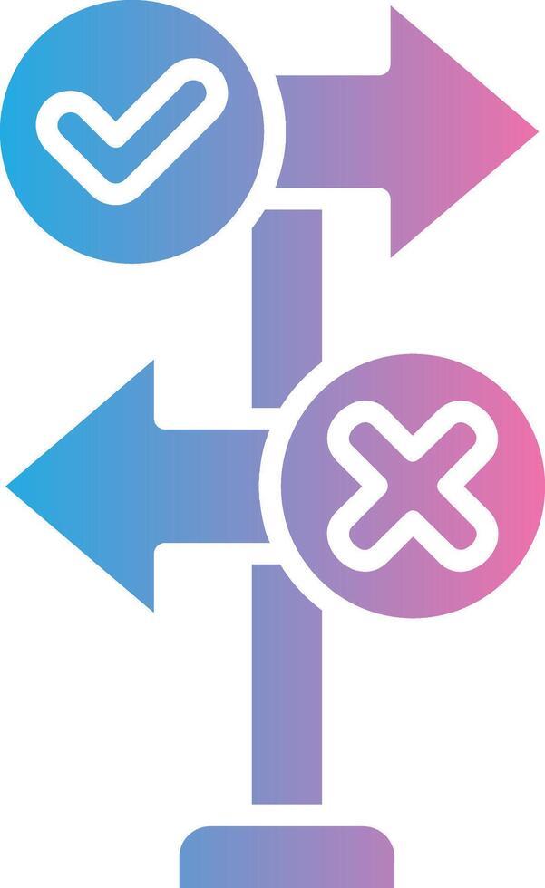 Direction Outlined Line Artwork vector