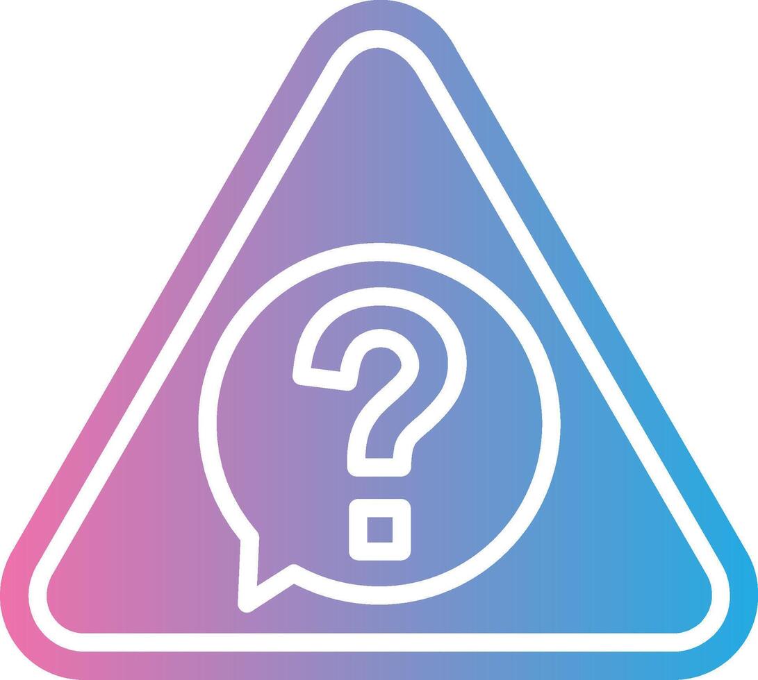 Question Responsive App Shape vector