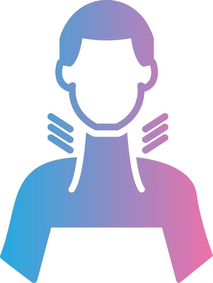 Throat Muted Color Design vector
