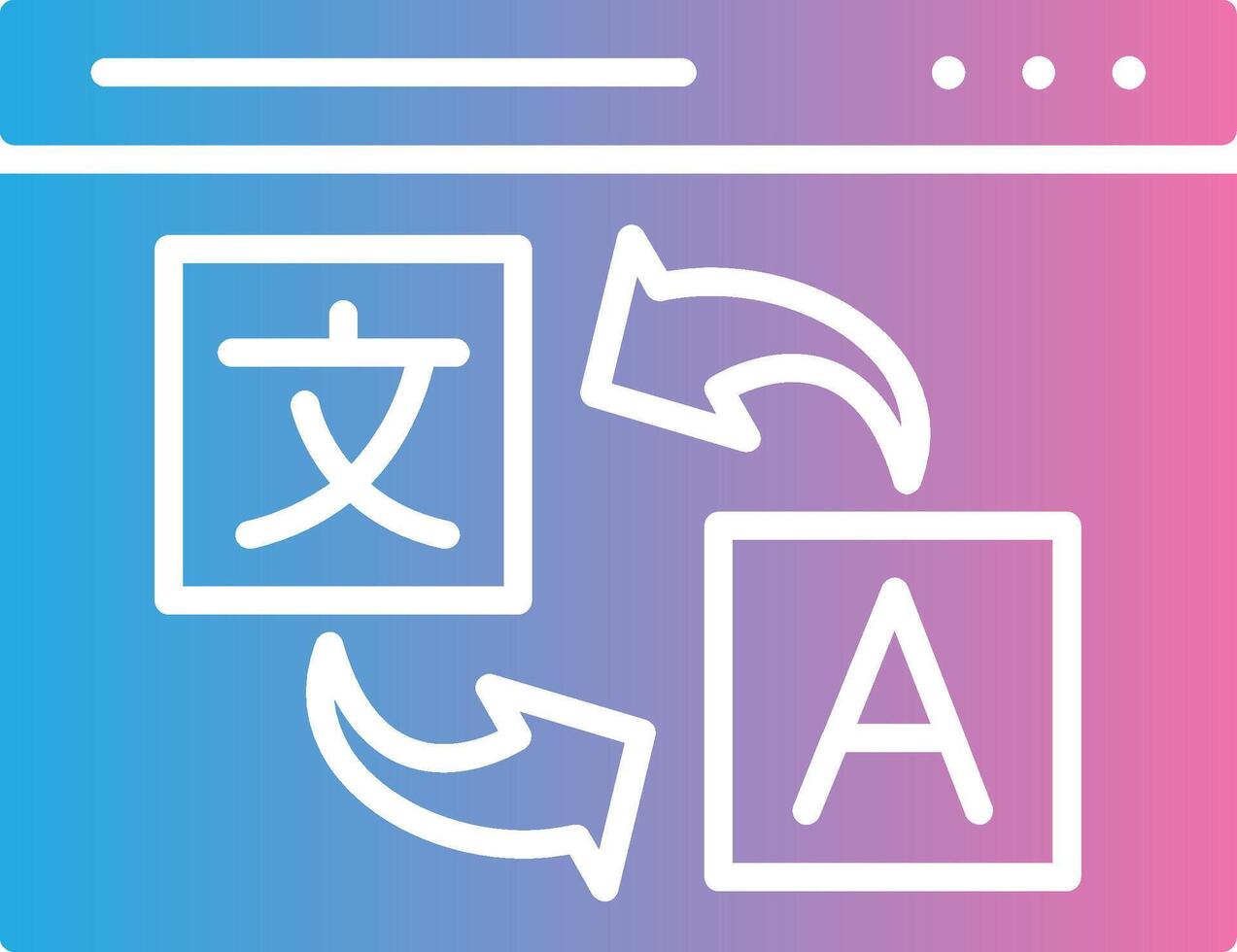 Translation Minimal Graphic Visual vector