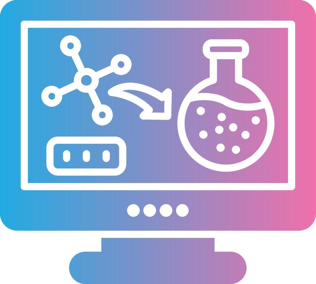Virtual Lab Sharp Line Mark vector