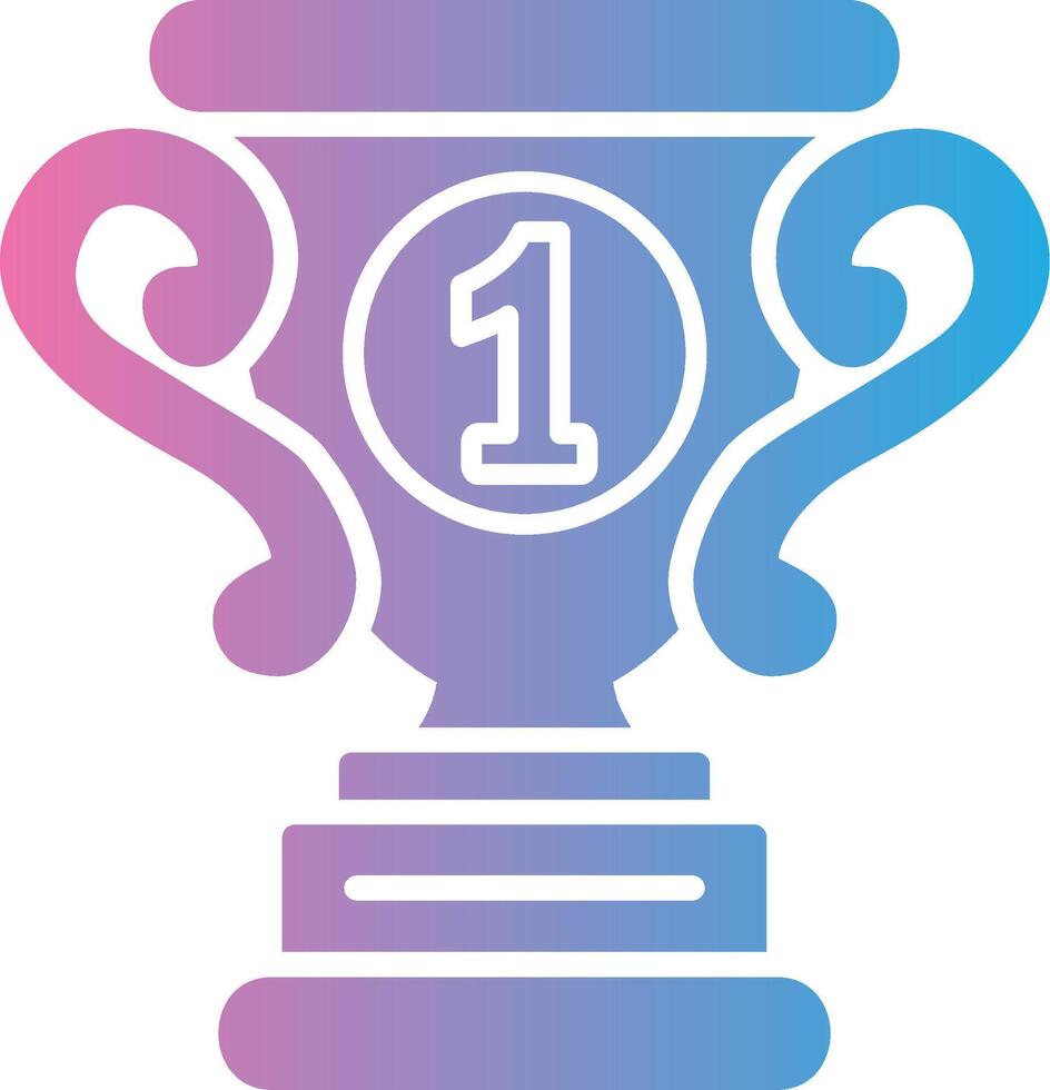 1st Prize Soft Outline Graphic vector