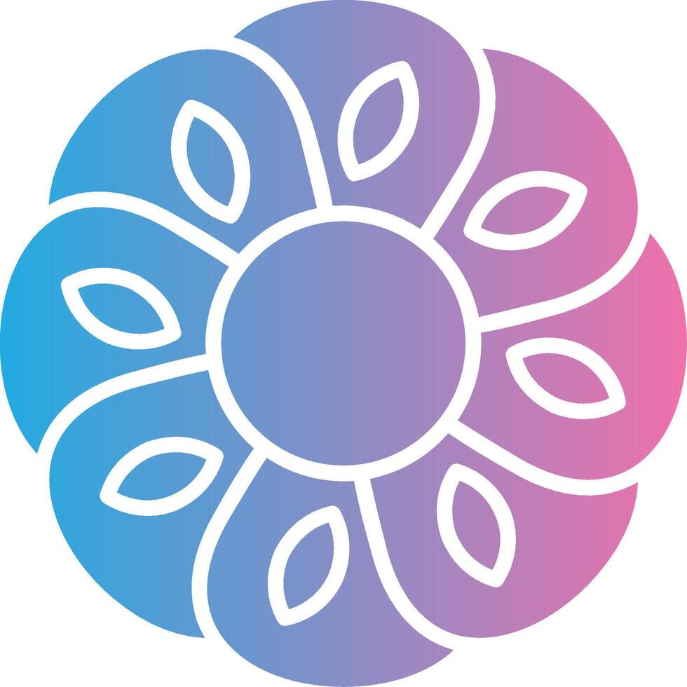 Alpine Forget Me Not Futuristic UI Mark vector