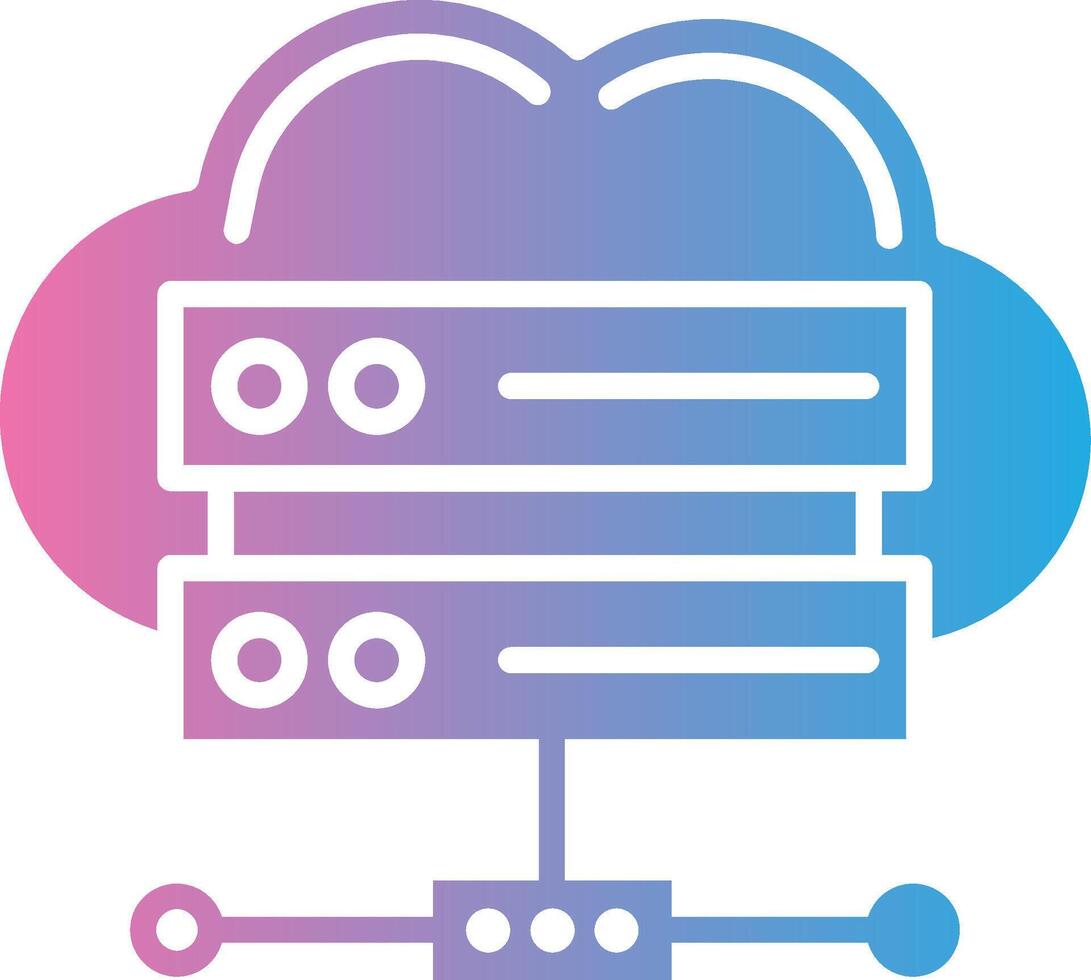 Data Center Modern Tech Object vector