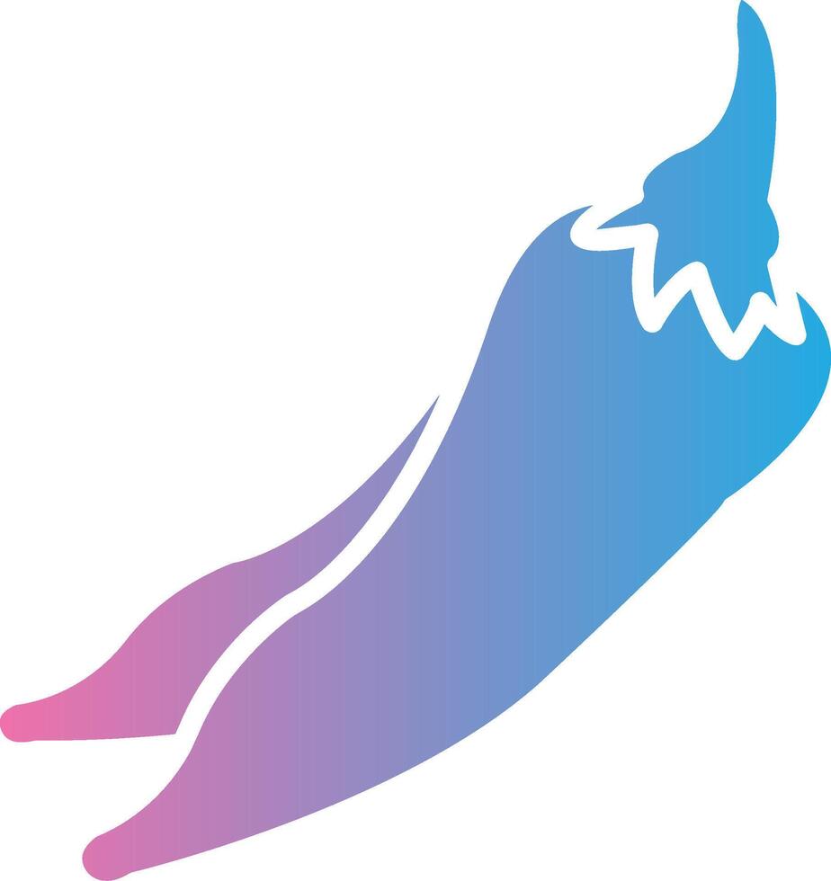 Green Chili Pepper User Interface Mark vector