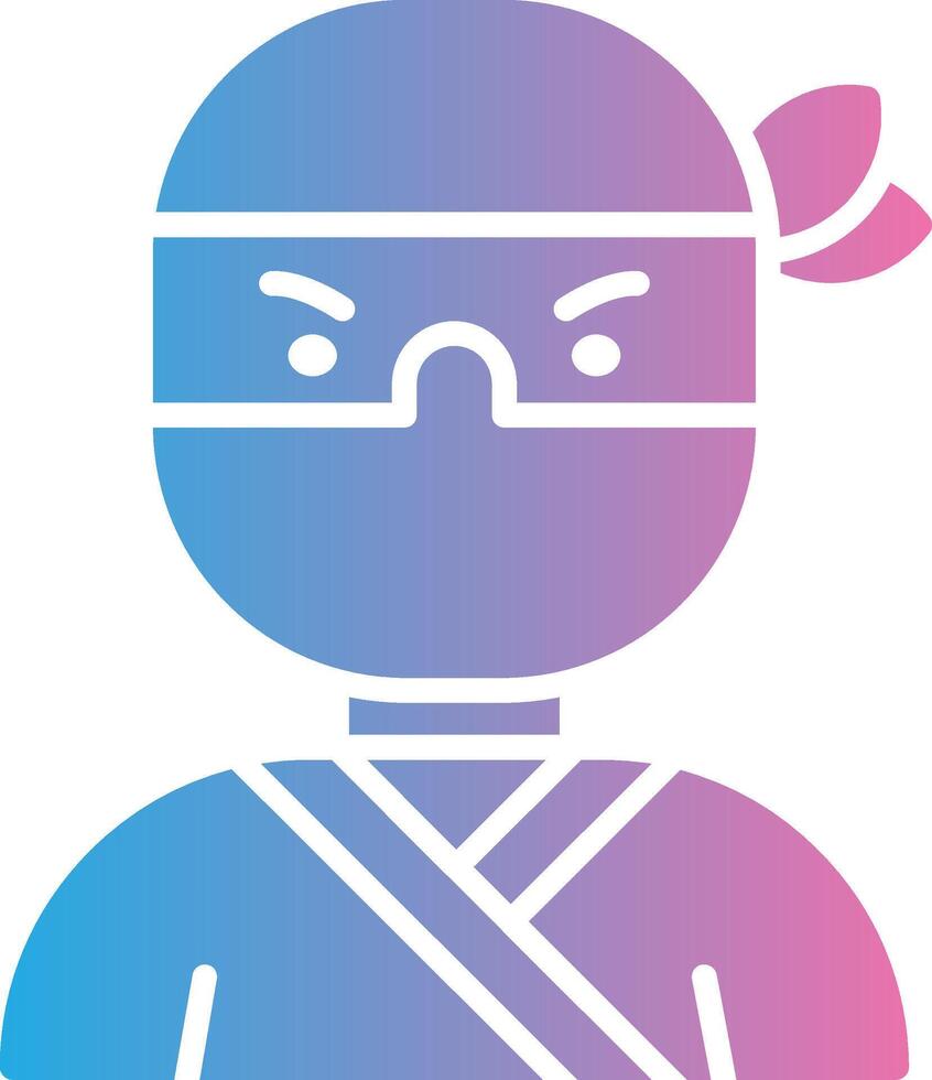 Ninja Wireframe App Design vector
