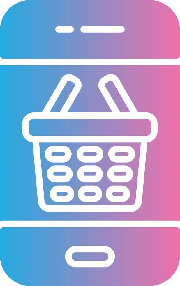 Online Shopping 3D Interface Shape vector