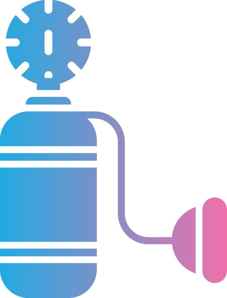 Oxygen Tank Handcrafted UI Symbol vector