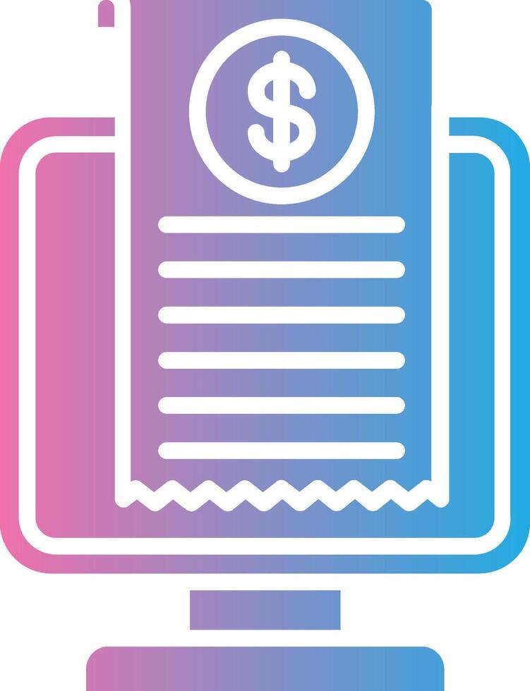 Receipt Pastel Tone Form vector