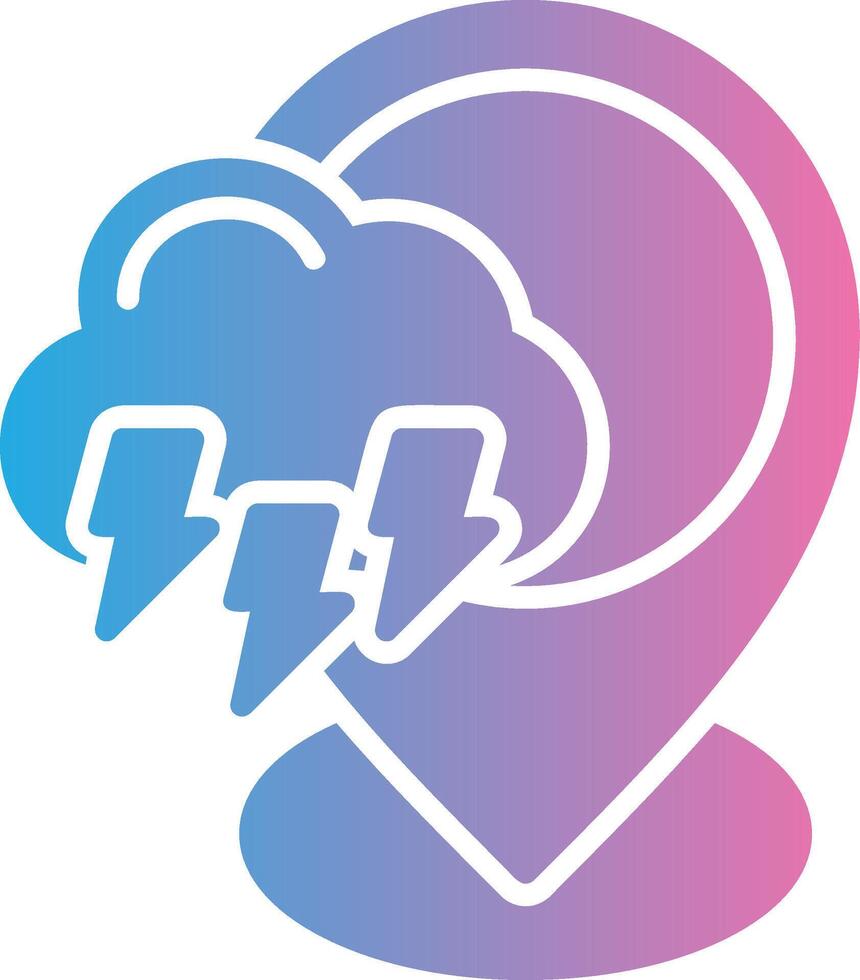 Storm Flat Design Piece vector