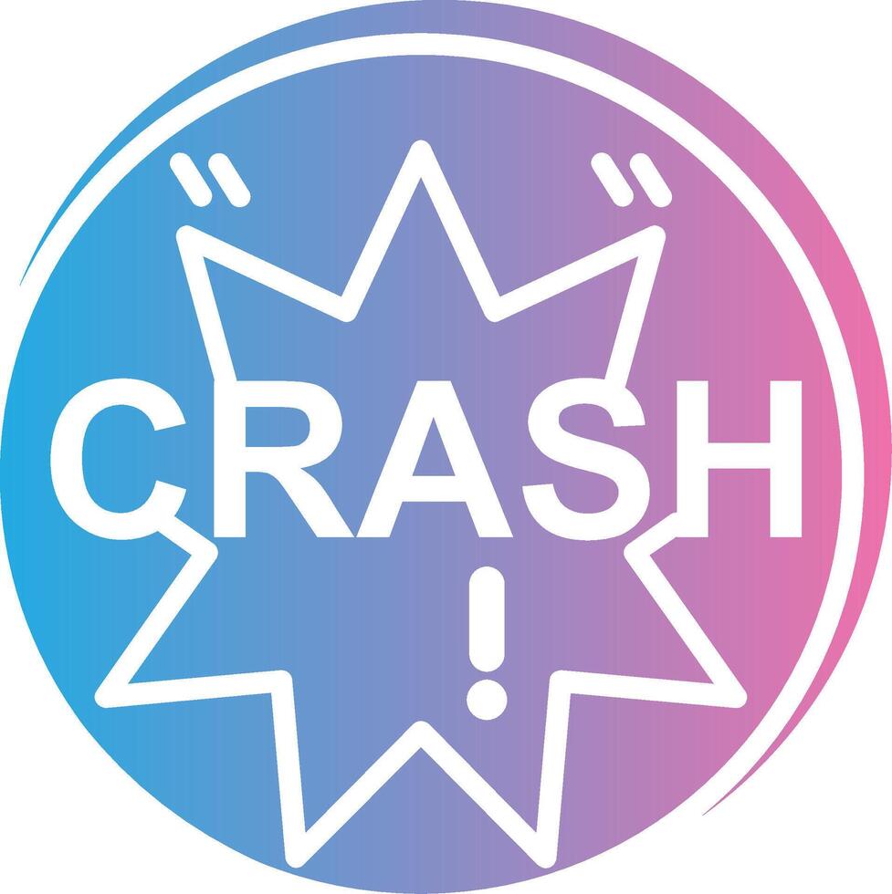 Crash Bold App Graphic vector