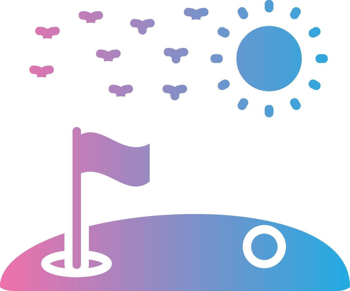 Golf Bright Tone Visual vector