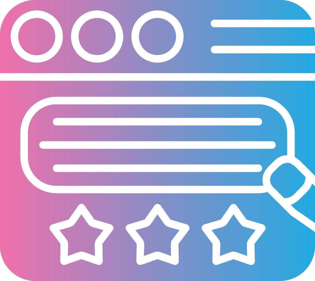 Rating Color Block Badge vector