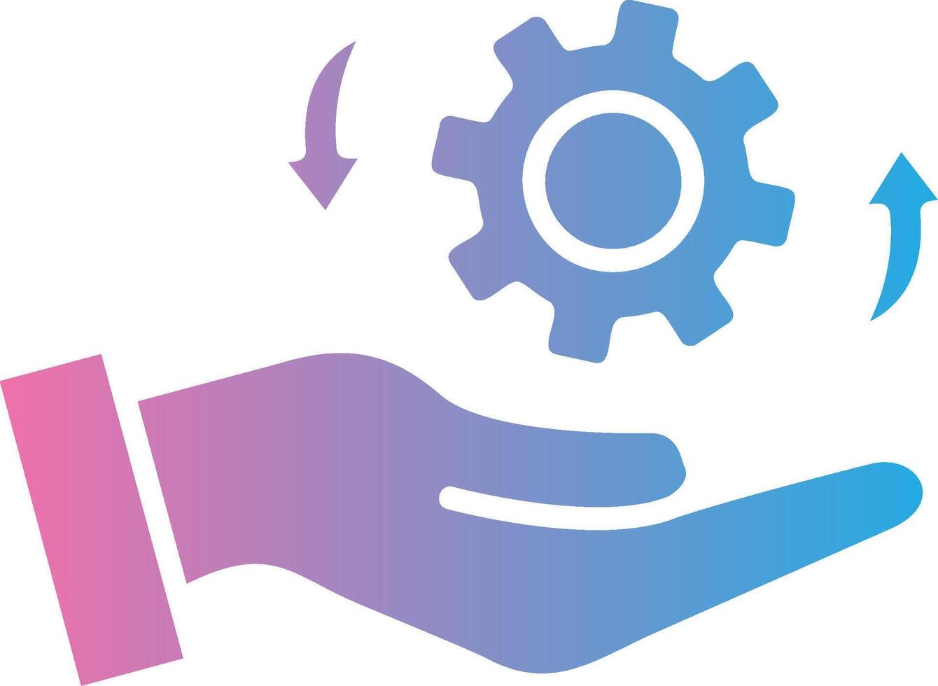 Change Management Sharp Line Mark vector