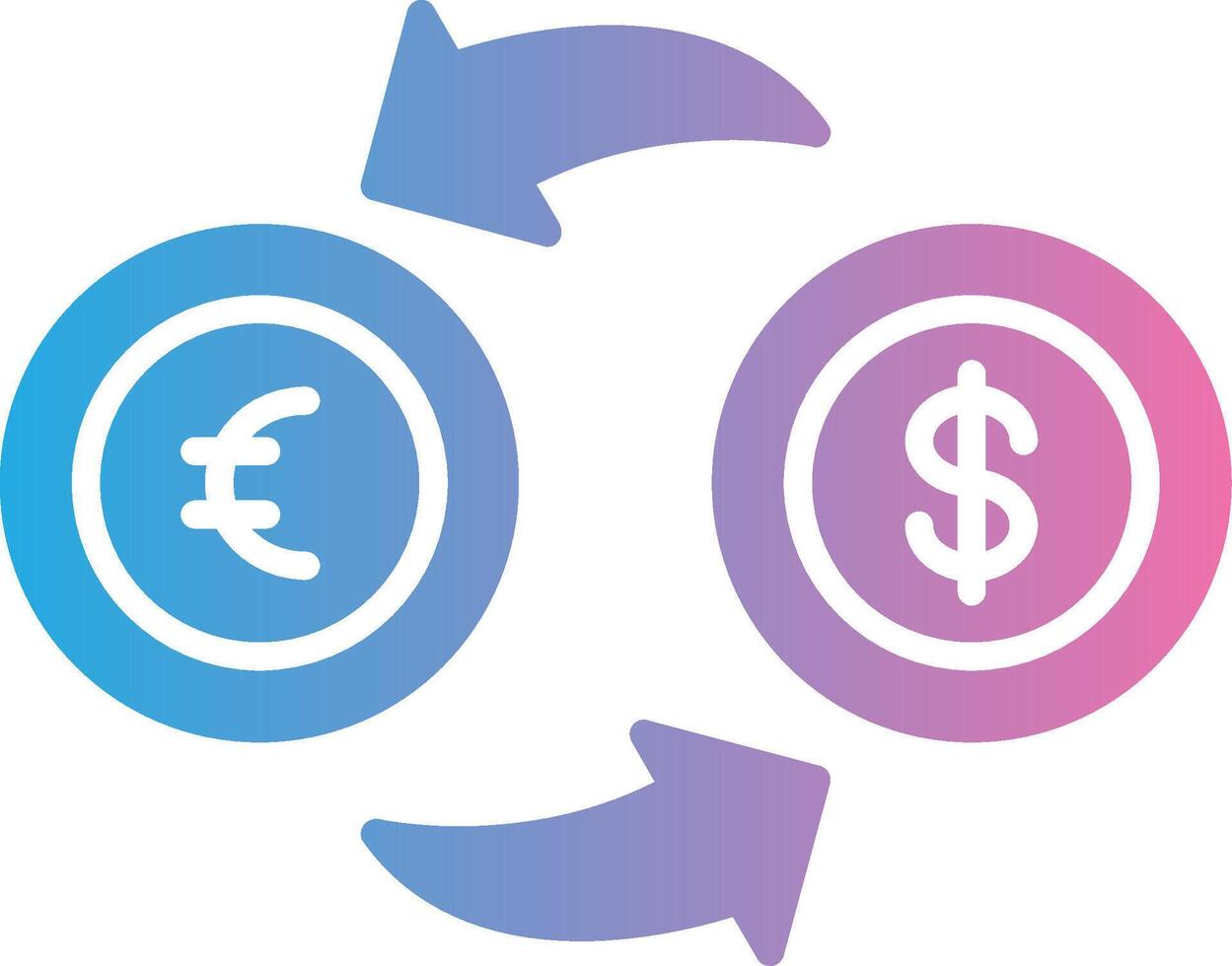 Currency Exchange Interactive Symbol vector