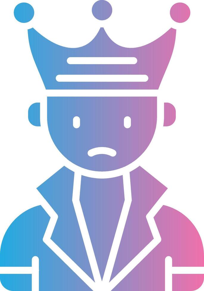 King Muted Tone Element vector
