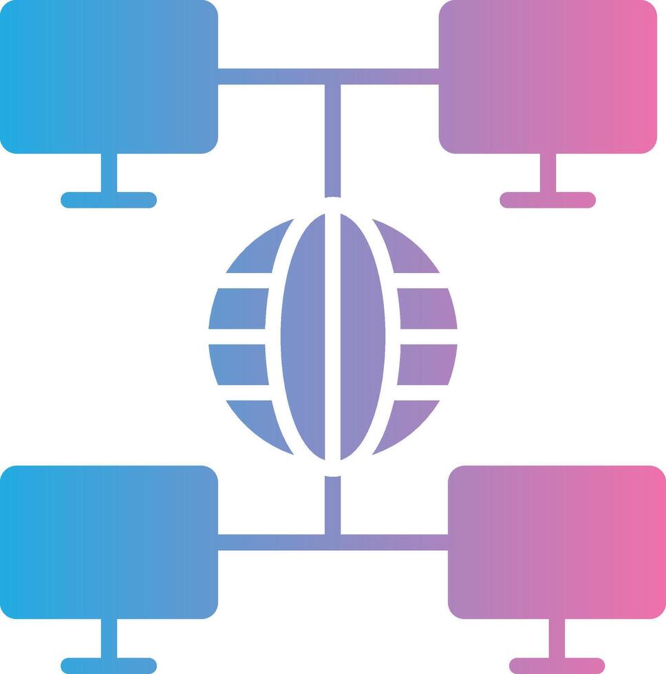 networking Vibrant Visual Object vector