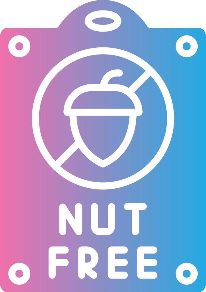 Nut free Illustrated Concept Graphic vector