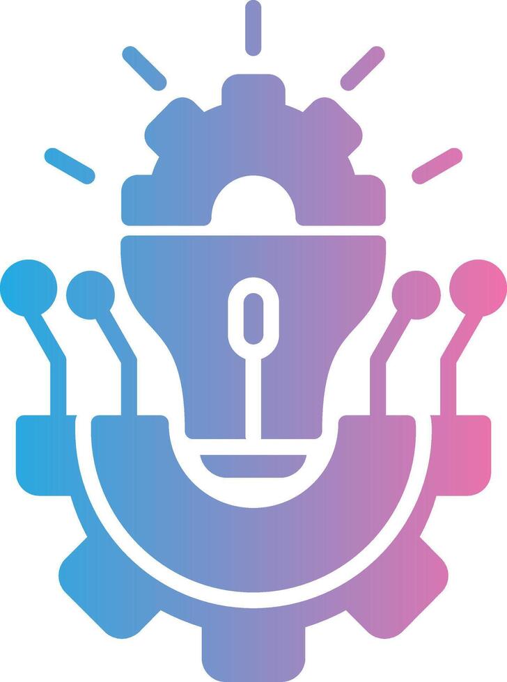 Technology Iconic Line Form vector