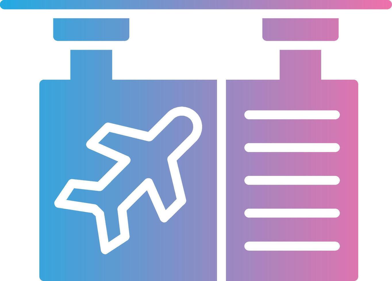 Boarding Gate Clean UI Concept vector
