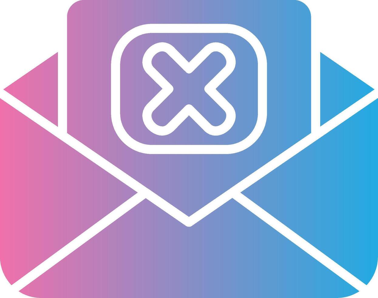 Email Color Block Badge vector