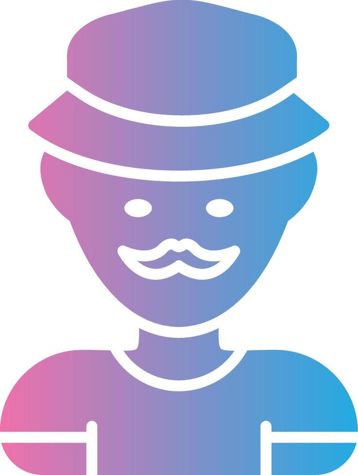 Man Creative Grid Symbol vector