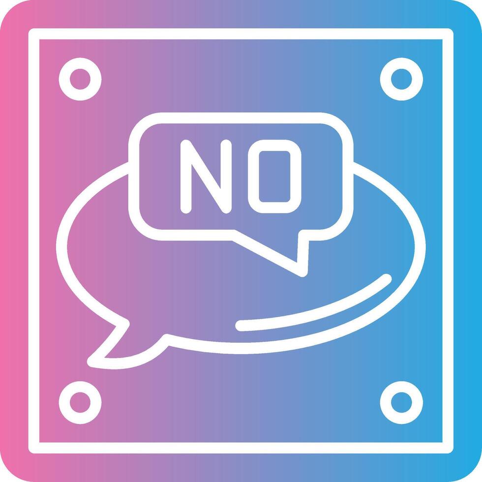No Compact Web Symbol vector