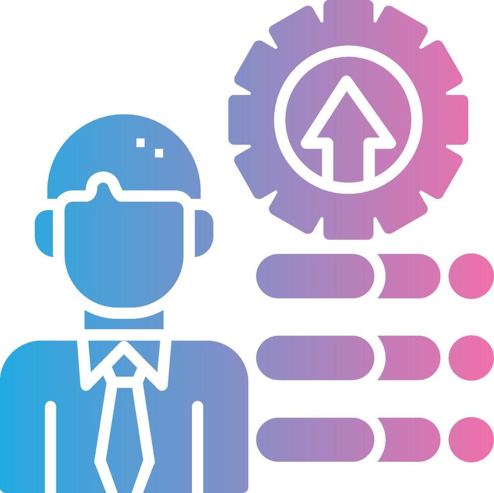 Skill Development High Contrast Badge vector