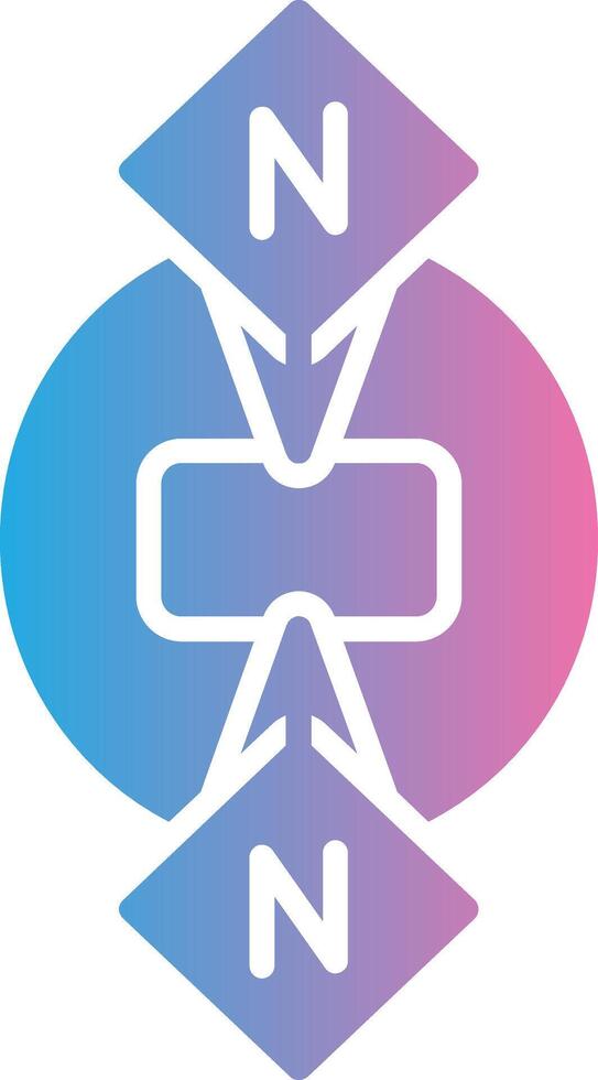 Many To Many Vivid App Element vector