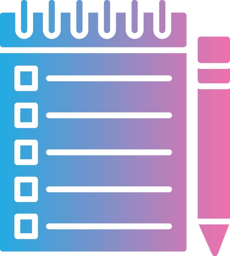 Notepad Futuristic App Badge vector