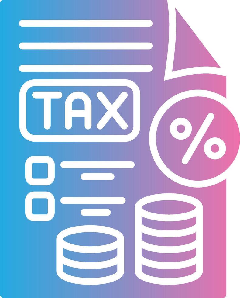 Tax Document App-Based UI Graphic vector