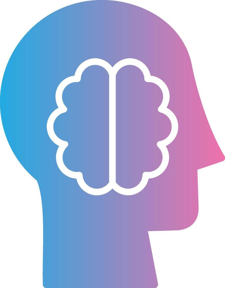 Brain App-Based UI Graphic vector