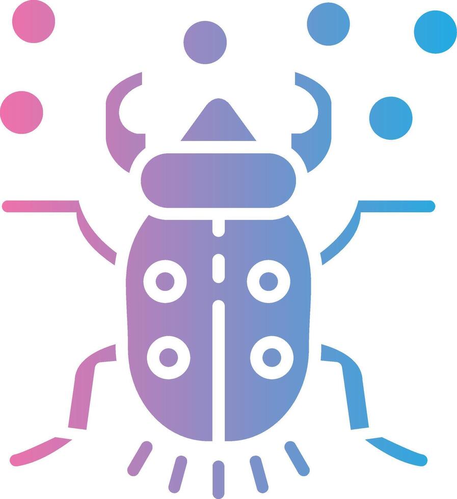 Insect Modern Interface Badge vector